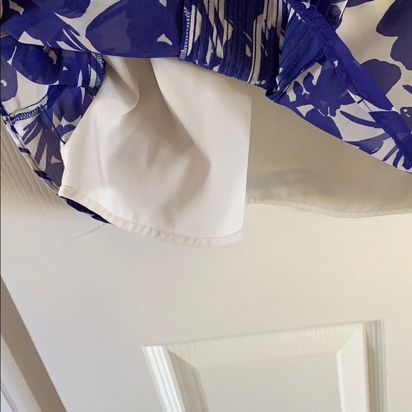 Women’s GAP Blue/White Sheer Dress, Size M - Picture 6 of 9